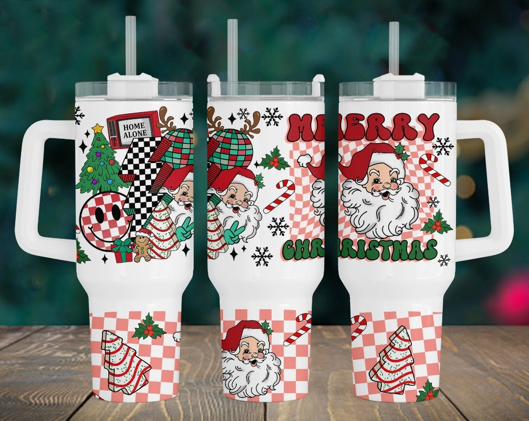 Christmas cake santa