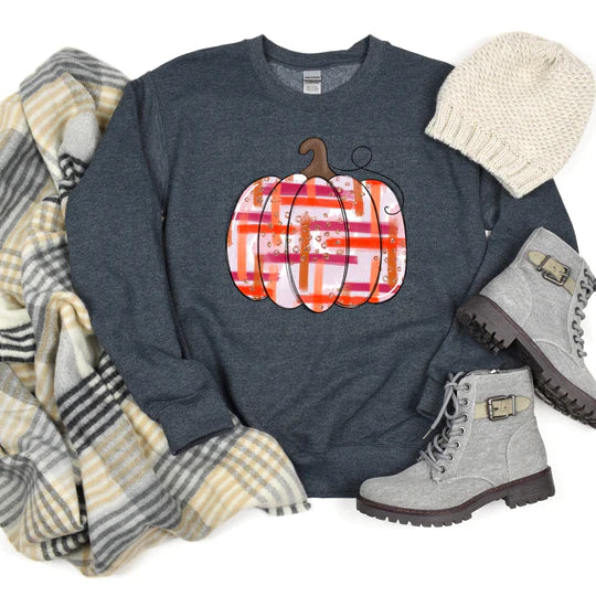 Plaid Striped Pumpkin