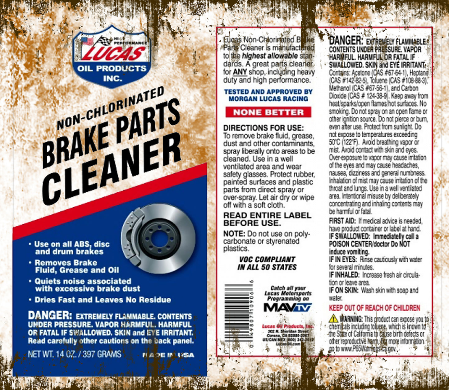Brake Parts cleaner tumbler