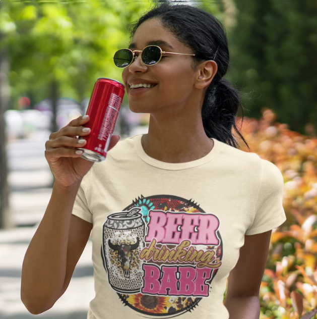 Beer Drinking Babe