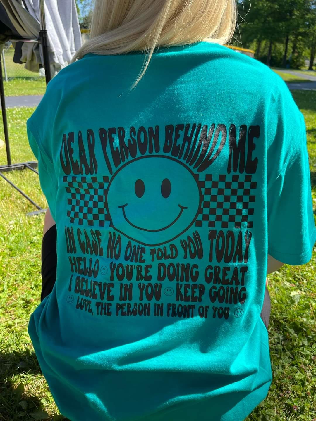 Dear Person behind me (retiring)