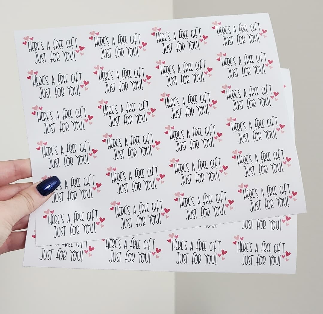 Free Gift for you Sticker Sheet