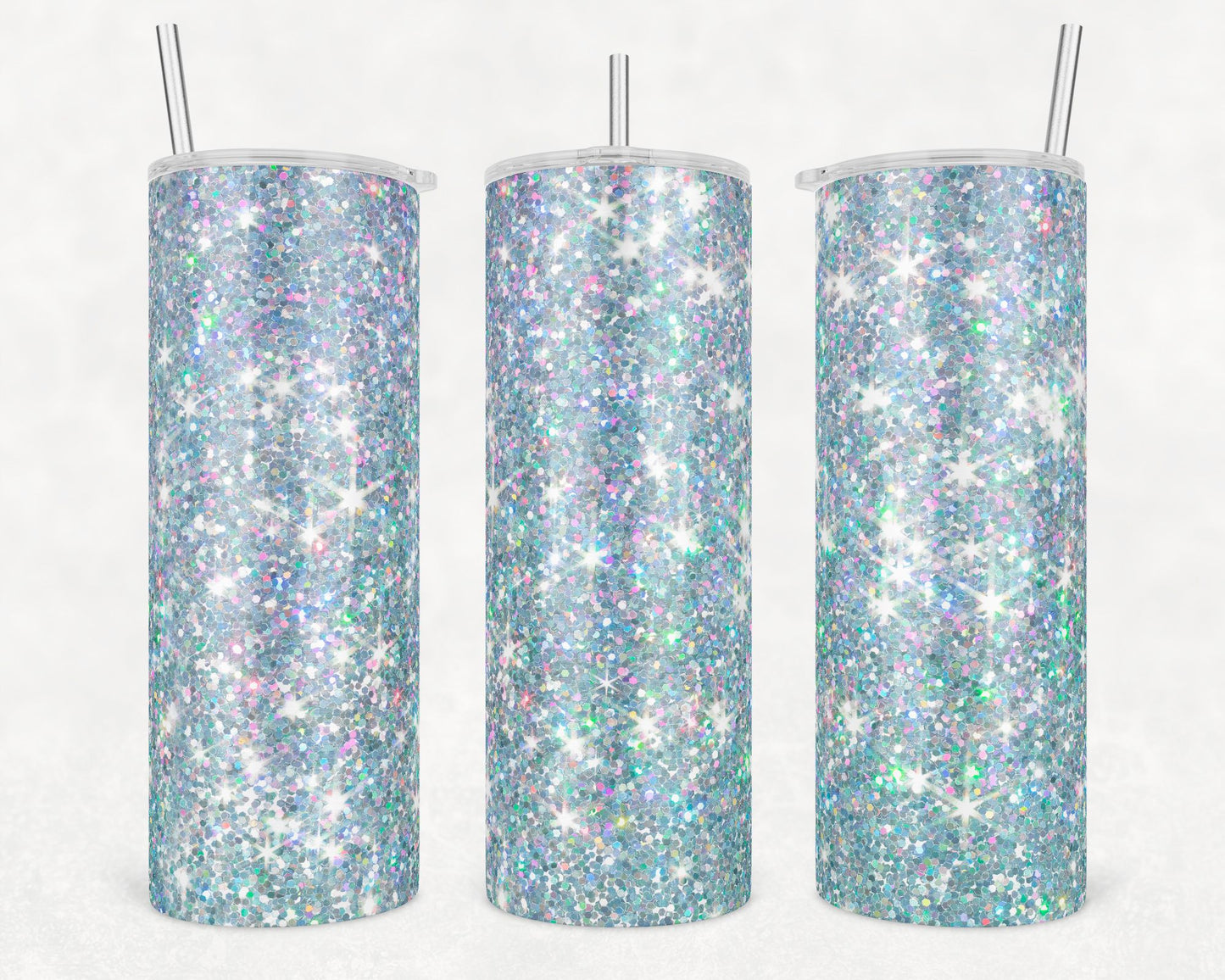 Silver Shimmer Tumbler