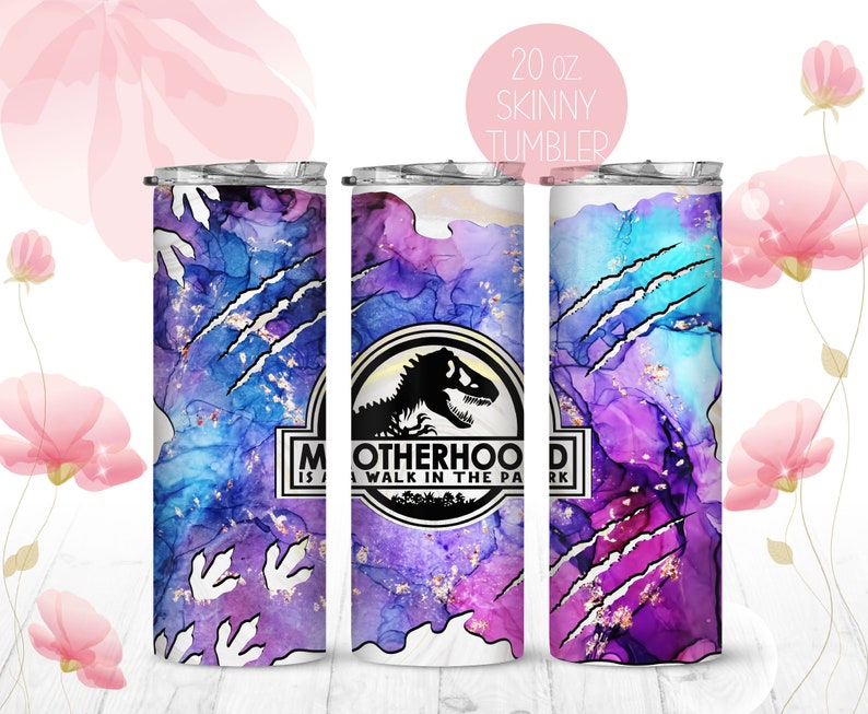 Motherhood walk in the park tumbler