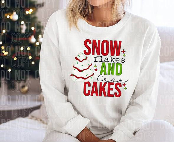 Snow Flakes and Tree Cakes