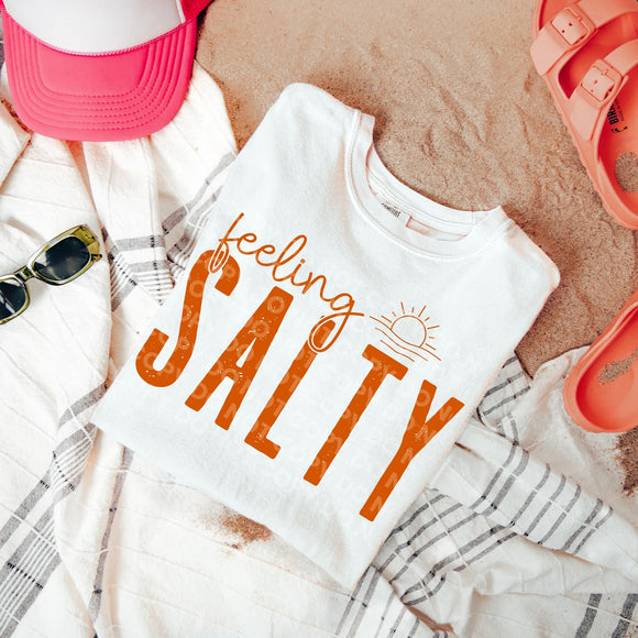 Feeling Salty- Orange Font