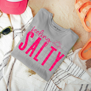 Feeling Salty- Pink Font