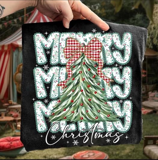 Stacked Merry Christmas