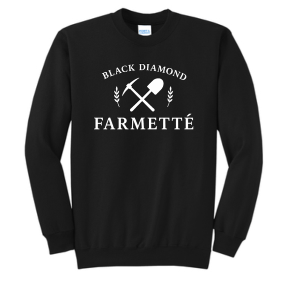 Black Diamond Farmette  Black Crewneck