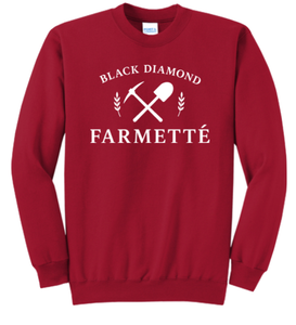 Black Diamond Farmette Red Crewneck