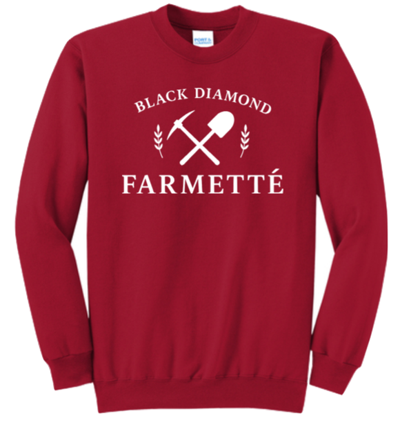 Black Diamond Farmette Red Crewneck