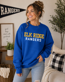 Elk Ridge Rangers- Royal Crewneck