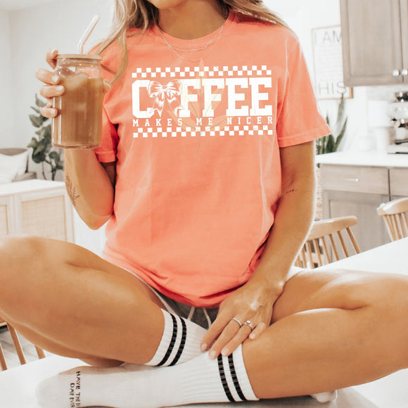 Coffee makes me nicer-