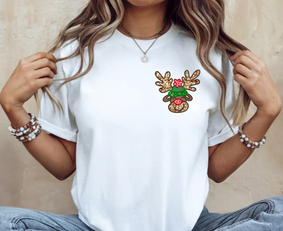 Faux glitter Reindeer