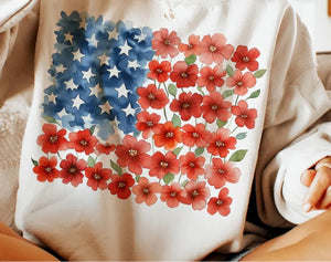 Floral flag