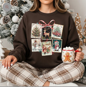 Post stamp Christmas