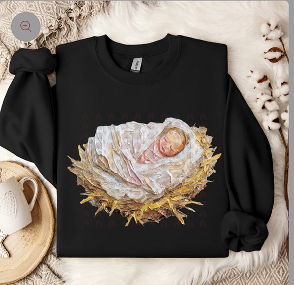 Painted Baby Jesus
