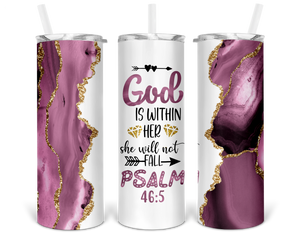 God is within her Tumbler