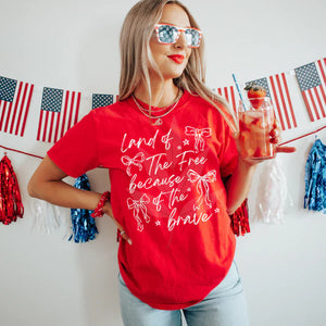 Land of the Free- White font