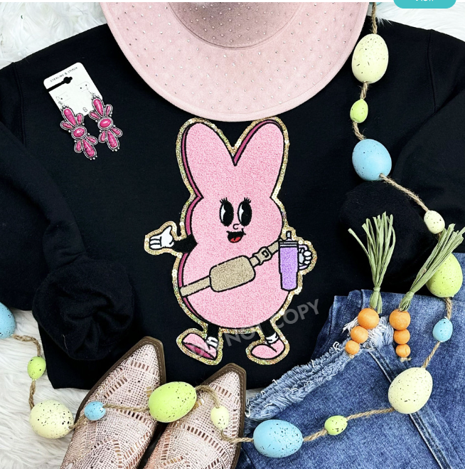 Trendy Pink Bunny Chenille