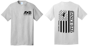 AOB Dance Dad T-shirt- Black Font