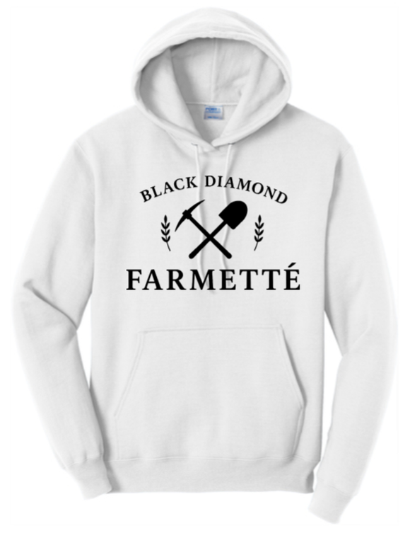 Black Diamond Farmette White Hoodie