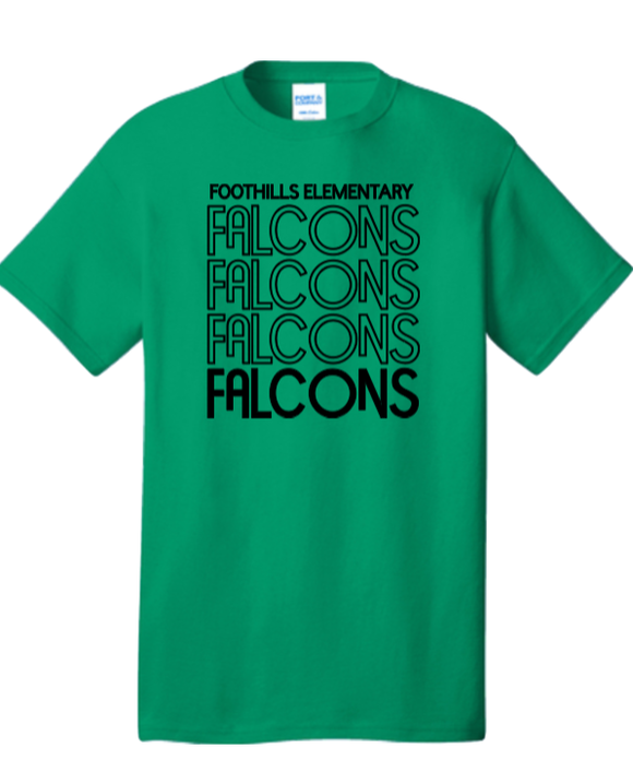 Stacked Foothills Falcons