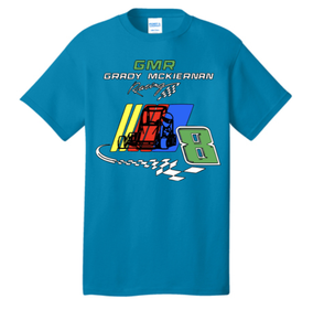 Grady McKiernan Racing Retro (Multiple Options) Neon Blue