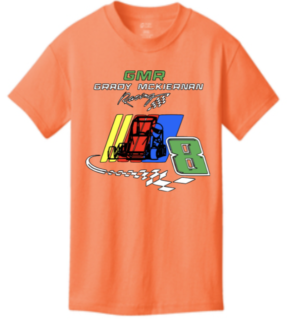 Grady McKiernan Racing Retro (Multiple Options) Neon Orange