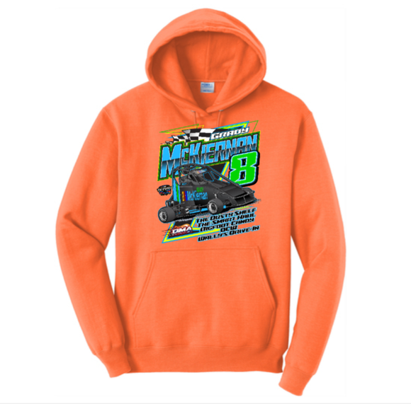 Grady McKiernan Racing 8 Neon Orange