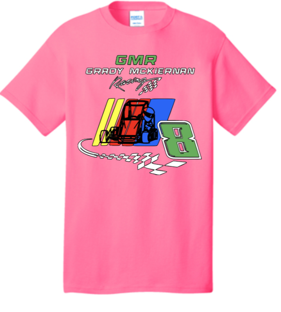 Grady McKiernan Racing Retro (Multiple Options) Neon Pink