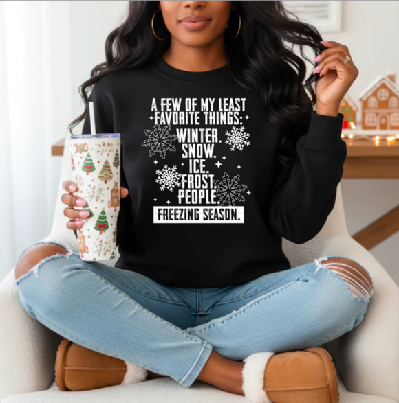 Least Favorite Things