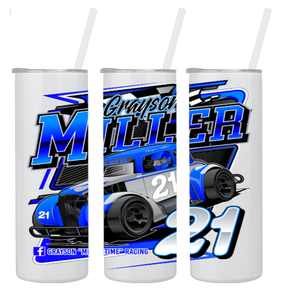 Grayson "Millertime" Racing Tumbler