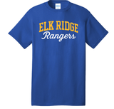ELK RIDGE RANGERS cursive- ROYAL