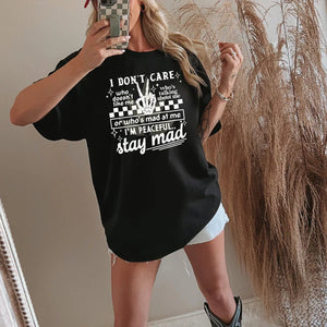 Stay Mad White font