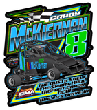 Grady McKiernan Racing Weatherproof Decal Stickers