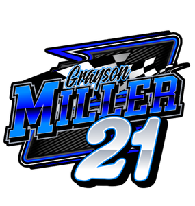 Grayson "Millertime" Racing Weatherproof Decal Stickers
