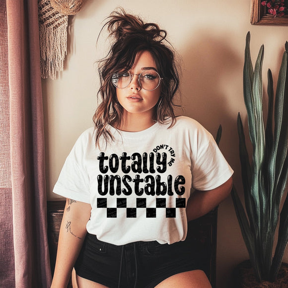 Unstable- black font