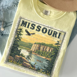 Vintage Stamp States- Missouri
