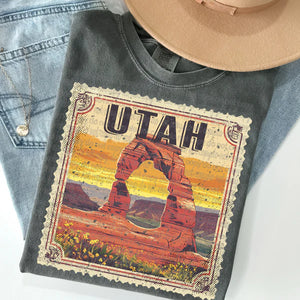 Vintage Stamp States- Utah
