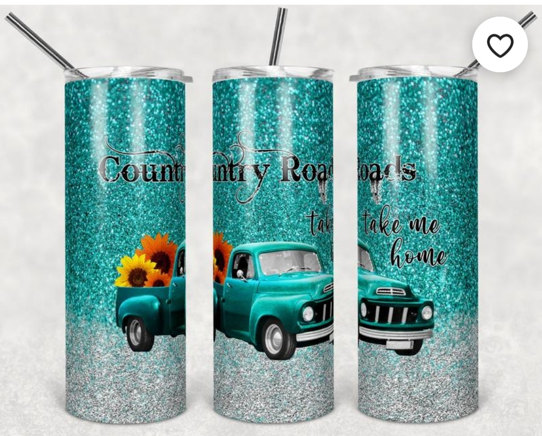 Country Roads tumbler