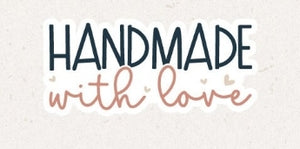 Handmade with love Sticker Sheet