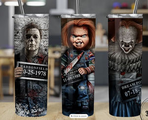 Horror Movie tumbler