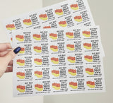 Hope you leave a sweet review Sticker Sheet