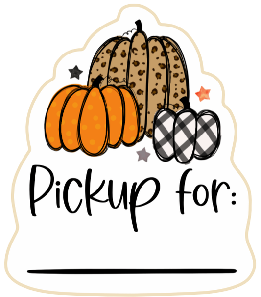 Fall Pumpkin Pickup for: stickers